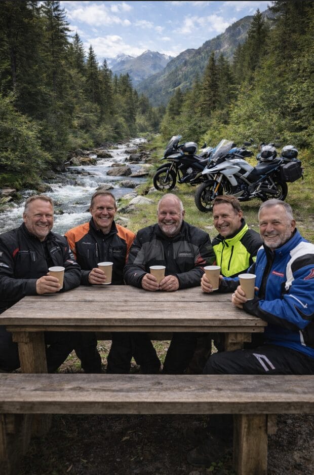 Post 5 Coffee Stops, Lunch Views, and the Spaces Between Riding 2